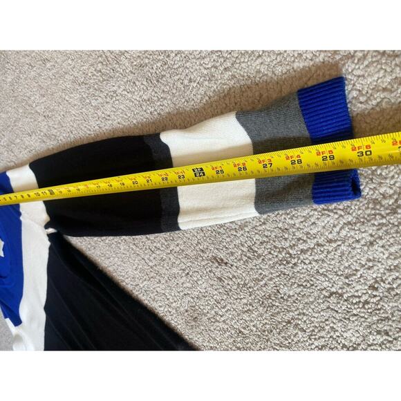 ELIZA J Dress Womens Large Pullover Knit Sweater Color Block Casual Office Work - Picture 7 of 10